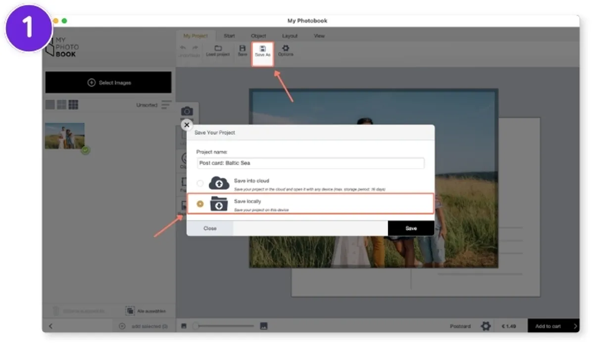 Het project wordt vanuit de cloud gedownload